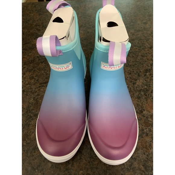 Xtratuf Women's Ankle Deck Boot Blue Aurora Size 6 Waterproof - Picture 3 of 8